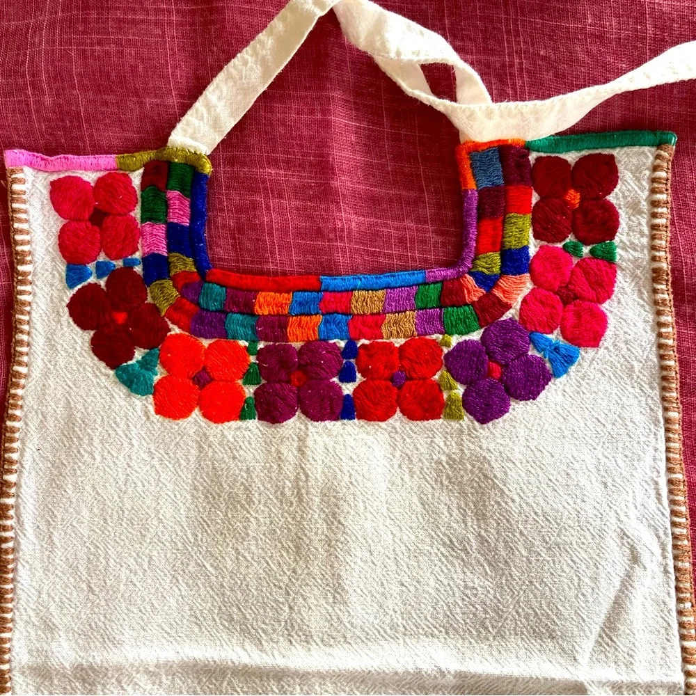 Handmade Bibs Mexican Embroidered